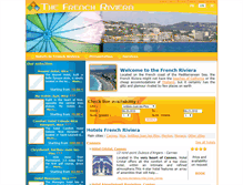 Tablet Screenshot of hotel-normandy-cap-d-ail.hotels-french-riviera-reservation.com